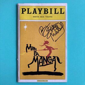 Signed Brian Stokes Mitchell Playbill Man of La Mancha Broadway Revival Jan 2003